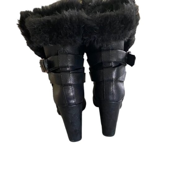 Pour La Victoire Bionda Bootie with Faux Fur Cuff 9 - Picture 5 of 7